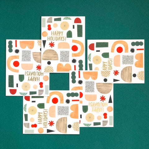 Xmas Shapes Holiday Card