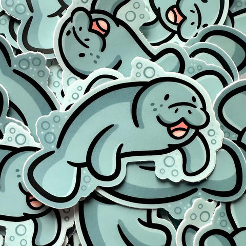 Manatee Mini Sticker