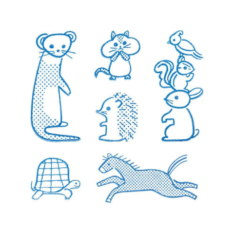 Kori Jirushi Clear Stamp Set, Animal