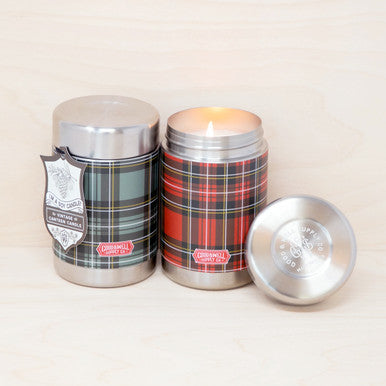 In the Pines Vintage Canteen Candle