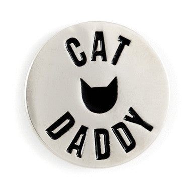 Cat Daddy Enamel Pin