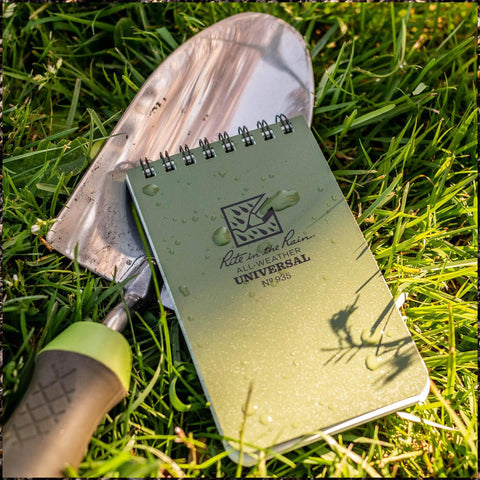 All-Weather Top Spiral Memo Pad, Green