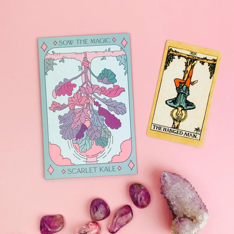 Scarlet Kale Tarot Seed Packet