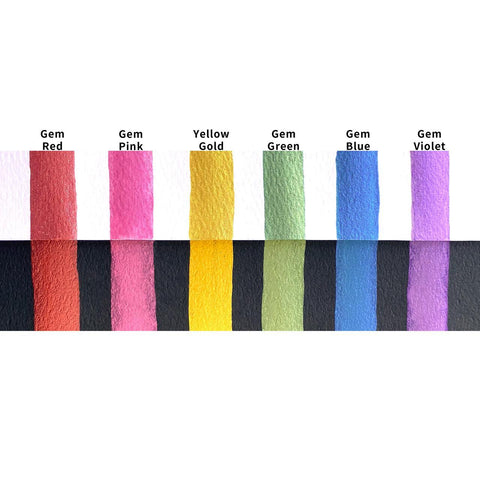Gansai Tambi Metallic Watercolor Set, Gem