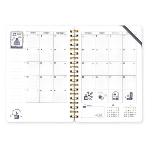 Eric x Kleid 2026 Diary B6 Ring Notebooks