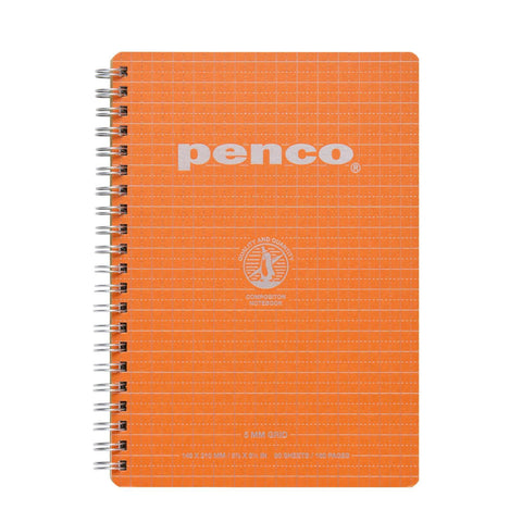 Wirebound A5 Grid Notebooks