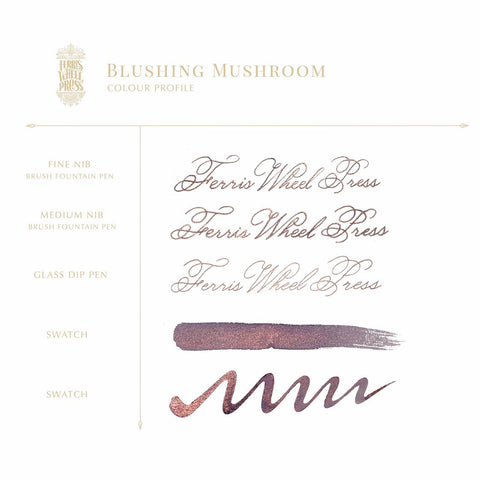 Blushing Mushroom FerriTales Fountain Pen Ink