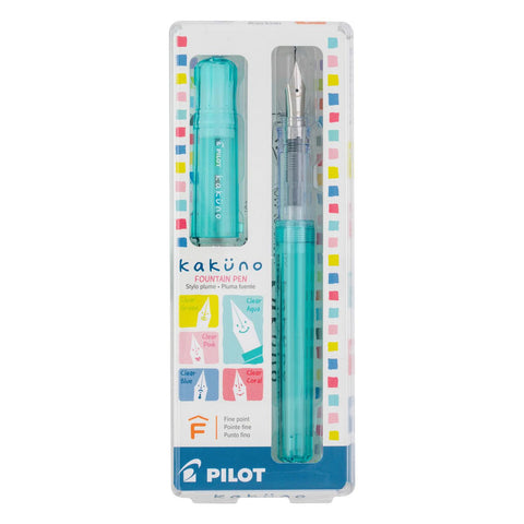 Kakuno Fountain Pen, Translucent Aqua