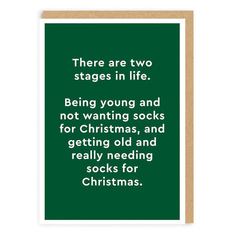 Christmas Socks Card