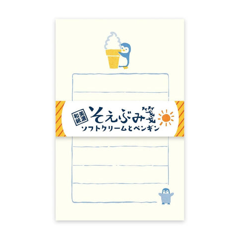 Soft Ice Cream + Penguin Mini Letter Set