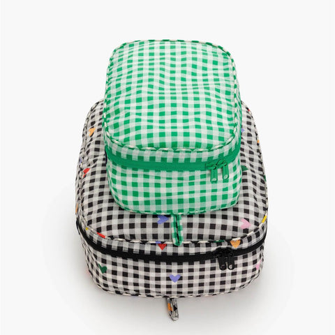 Gingham Packing Cube Set
