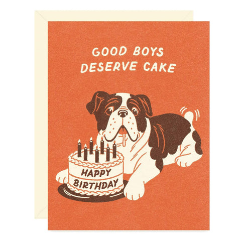 Good Boy Birthday Card