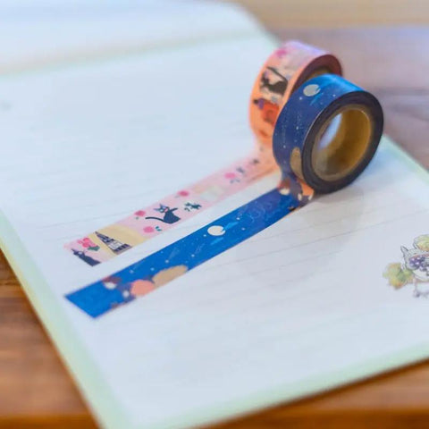 Kiki's Delivery Service Washi Tape Set, Jiji's Daily Life