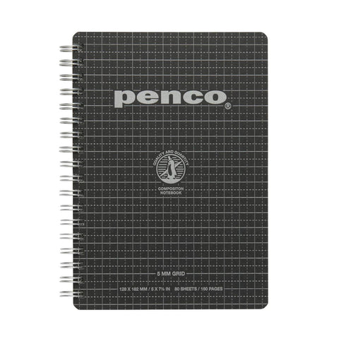 Wirebound B6 Grid Notebooks