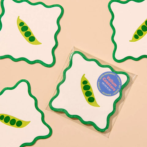 Peas Coasters Set