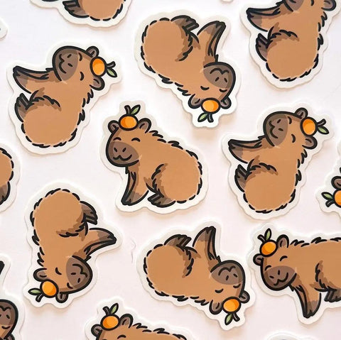 Capybara Mini Sticker