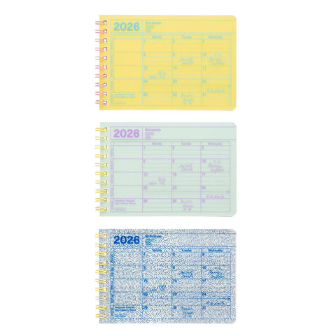 B7 Notebook 2026 Calendars