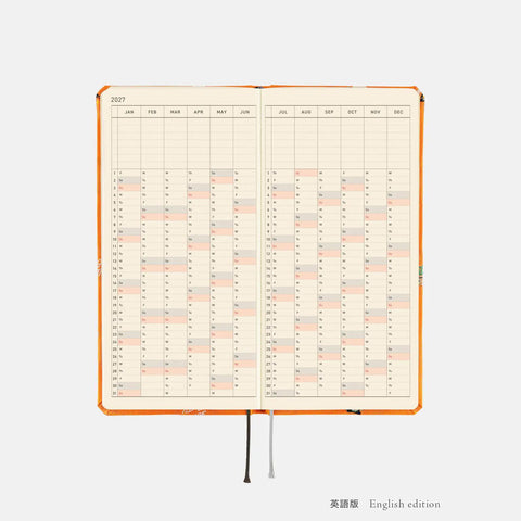 Hobonichi Techo Weeks 2027 Planner, One Piece: Very Very Merry!