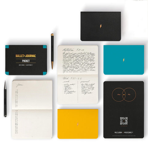 Pocket Bullet Journals, Pack of 3