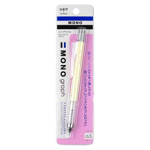 MONO Graph Mechanical Pencil, Pastel Cream Yellow