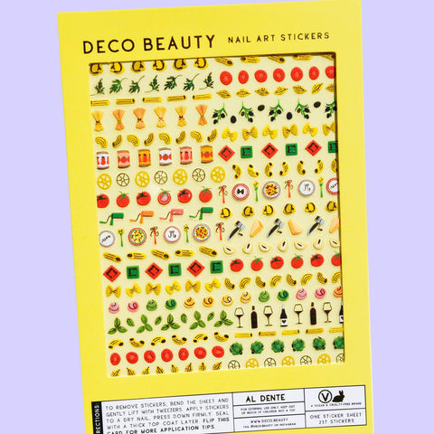 Al Dente Nail Art Stickers