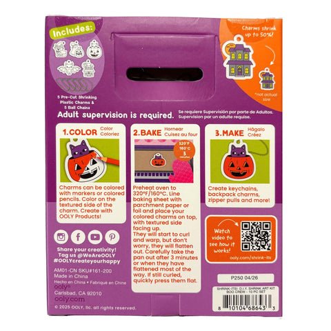 Boo Crew Mini Shrink-its! DIY Art Kit