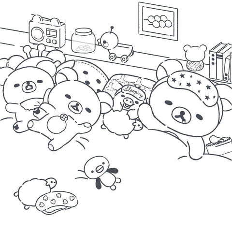 Rilakkuma Coloring Book: Cute + Cozy Classics