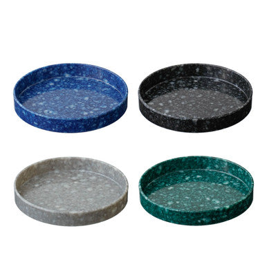 Marble Circle Desk Trays