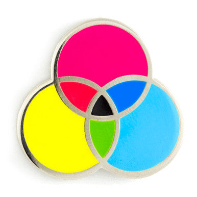 CMYK Enamel Pin