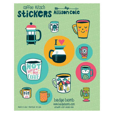Coffee Kitsch Sticker Sheets