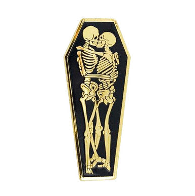 Coffin Love Enamel Pin