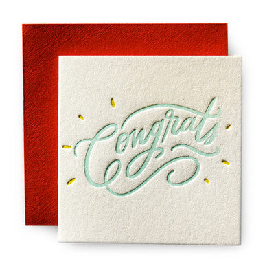 Congrats Mini Card