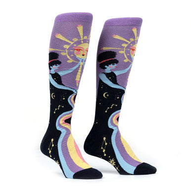 Cosmic Connection Knee High Socks