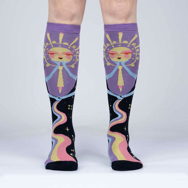 Cosmic Connection Knee High Socks