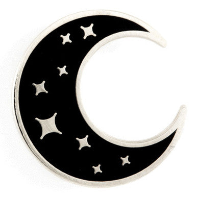 Crescent Moon Enamel Pin