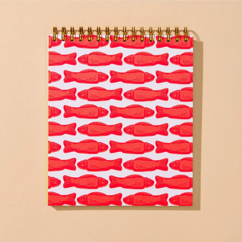 Gummy Fish Letterpress Doodlebook