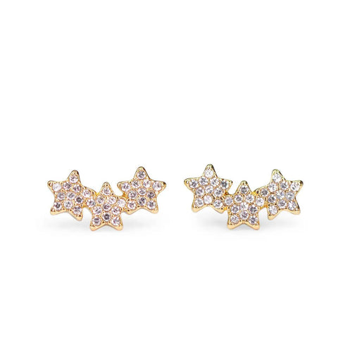 Pave Star Stud Earrings