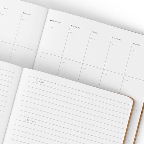 A5 6-Month Undated Planner Notebook