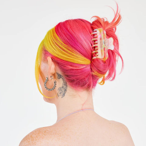 Small Jojo Hair Claw, Sherbet Jelly