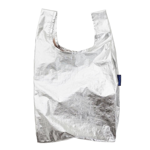 Baby Reusable Tote: Chrome Metallic