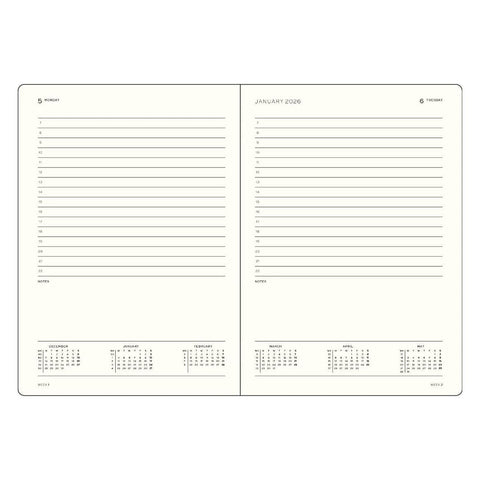 2027 Daily Planner, A5