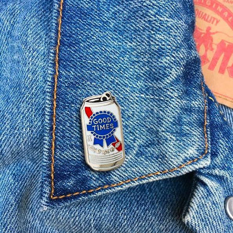 PBR Good Times Enamel Pin