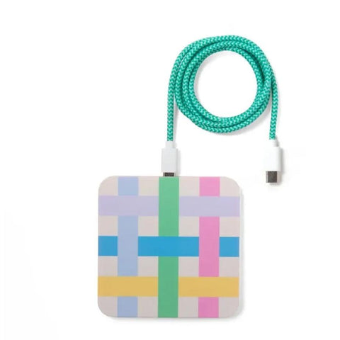 Colorful Grid Wireless Charger