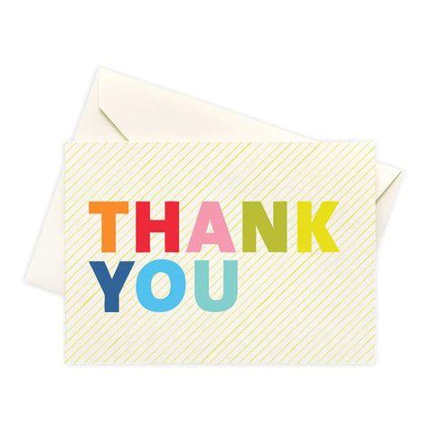 Colorful Thank You Boxed Notes