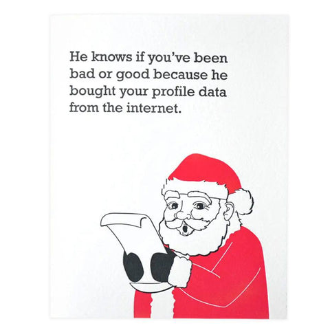 Santa Bought Your Data Card