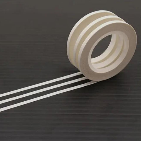 Matte White 3mm Slim Washi Tape Set