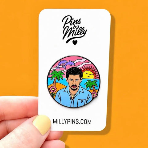 Bad Bunny Enamel Pin