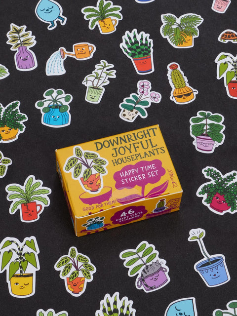 Downright Joyful Houseplants Sticker Set