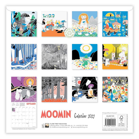 Moomin 2027 Wall Calendar