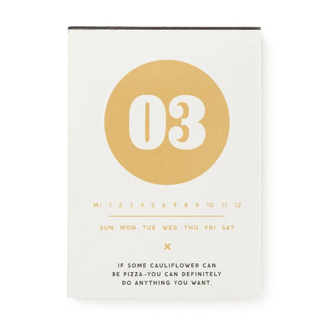 Make My Day Undated Desk Calendar